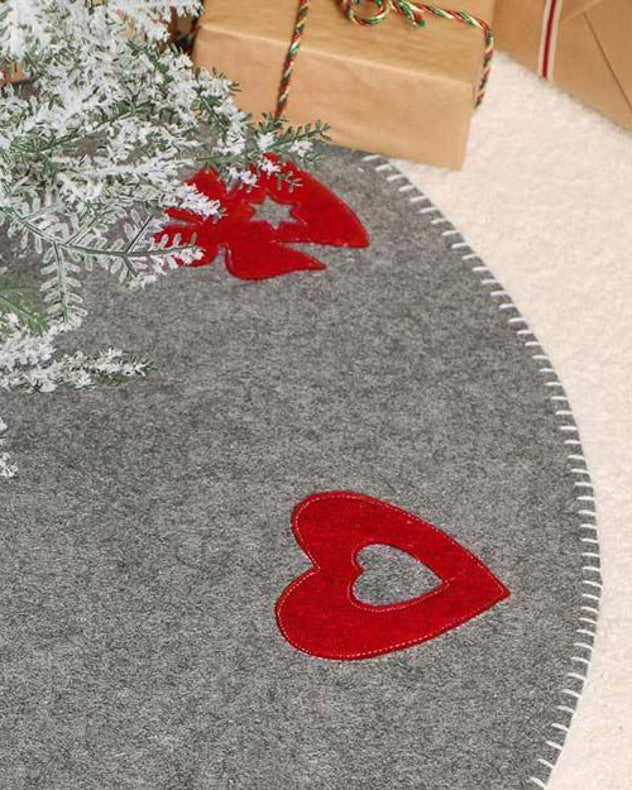 Personalised Nordic Style Christmas Tree Skirt