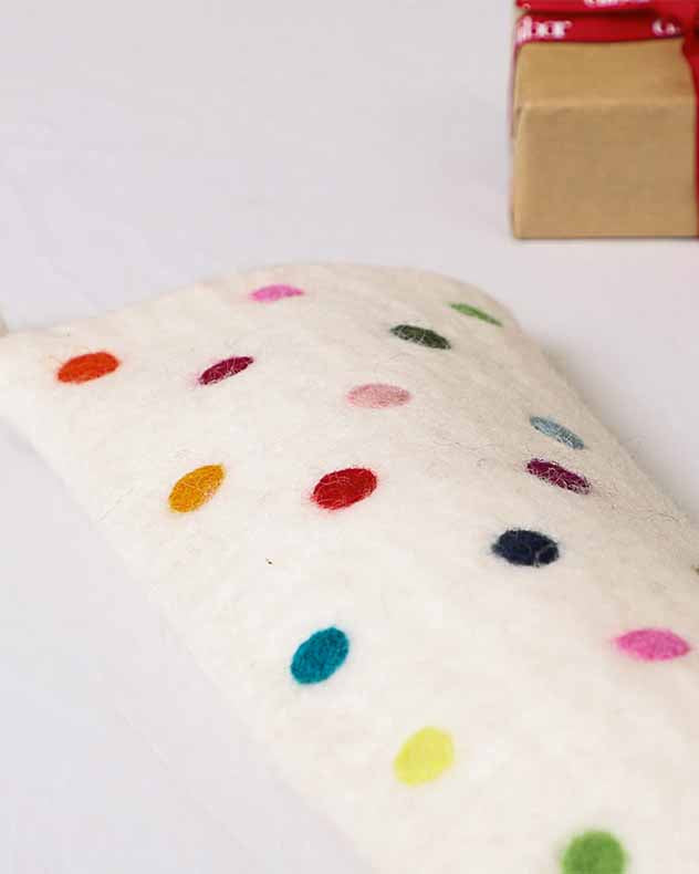 Fair Trade Polka Dot Stocking