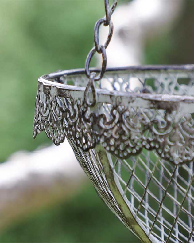 Vintage Ornate Hanging Basket