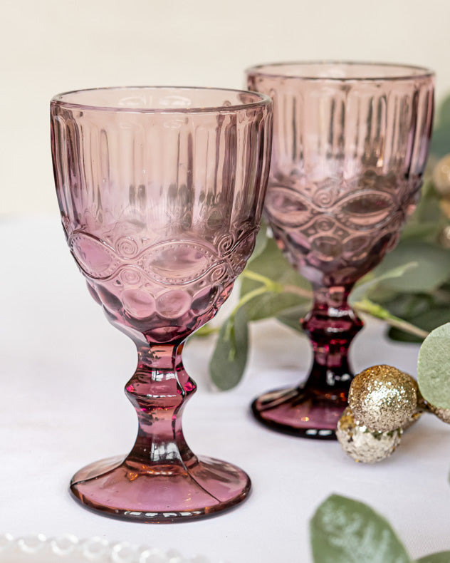 Aurielle Pink Wine Goblet