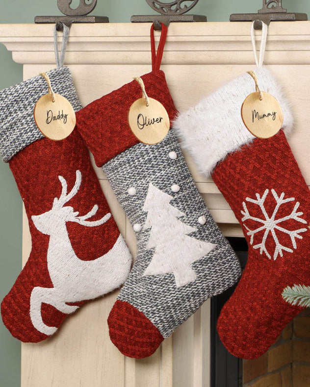 Personalised Chunky Knitted Stockings