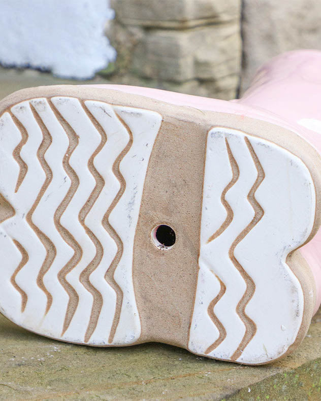 Pots &amp; Planters - Little &amp; Large Pink Welly Boots Planter Set