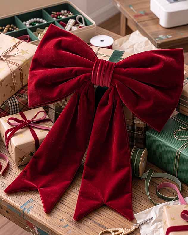 XL Luxe Velvet Bow