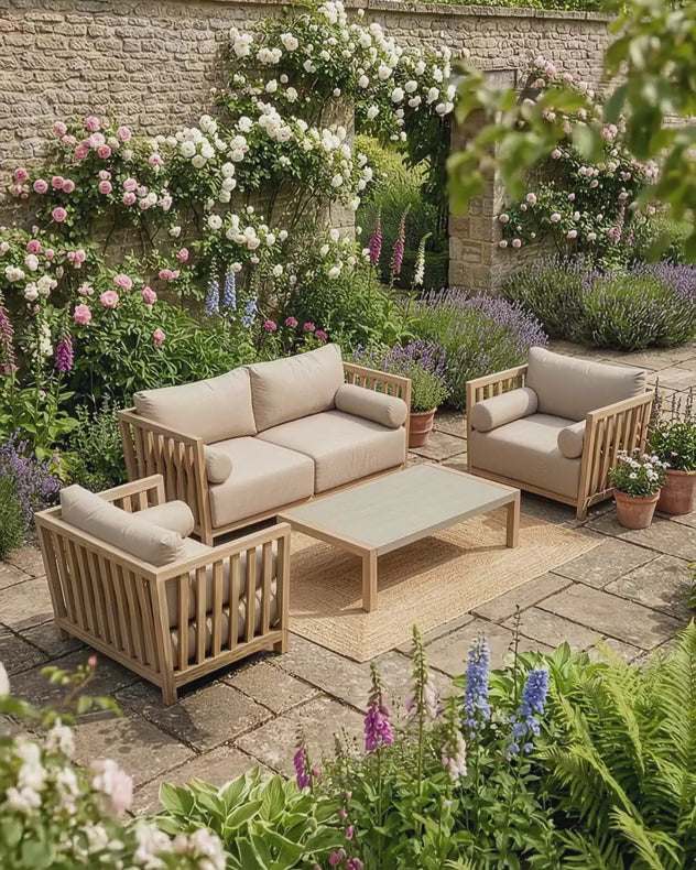 Garden Furniture - Hinsdale 4pc Furniture Set