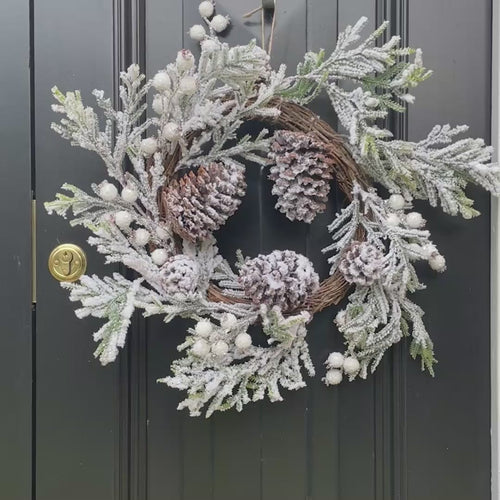 Wreaths - Winter Snowdrift Indoor Wreath