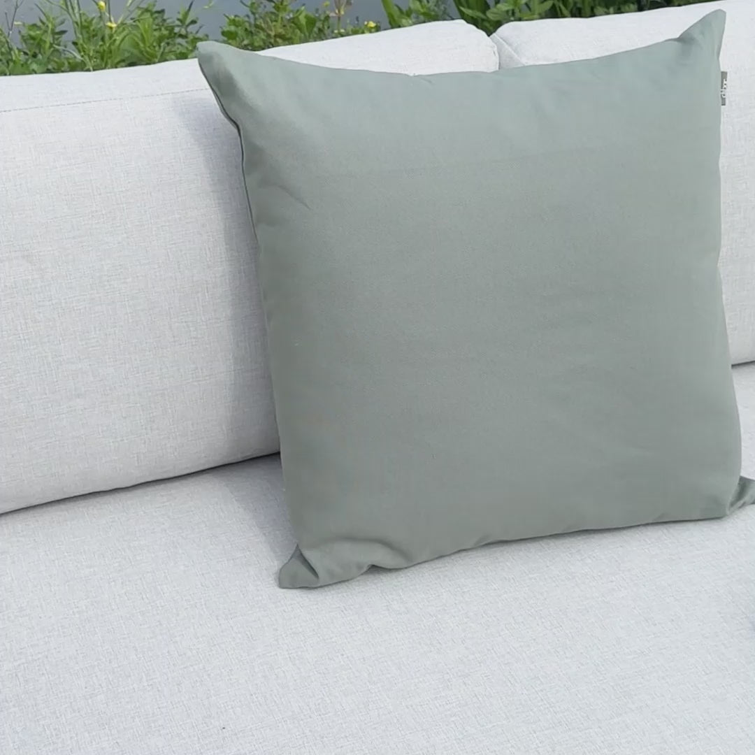 Forest Green Plain Cotton Cushion