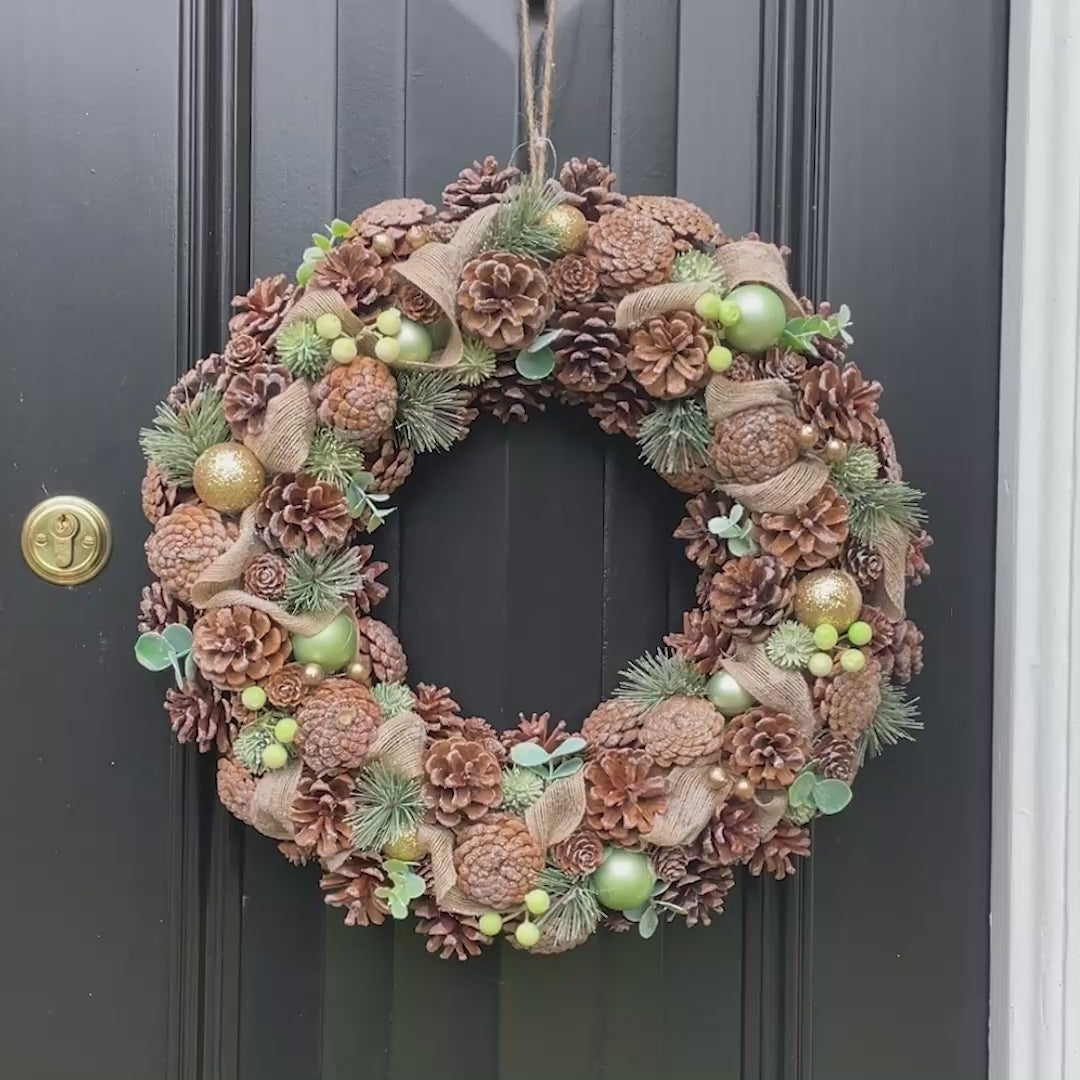 Emerald Jewel Wreath 50cm