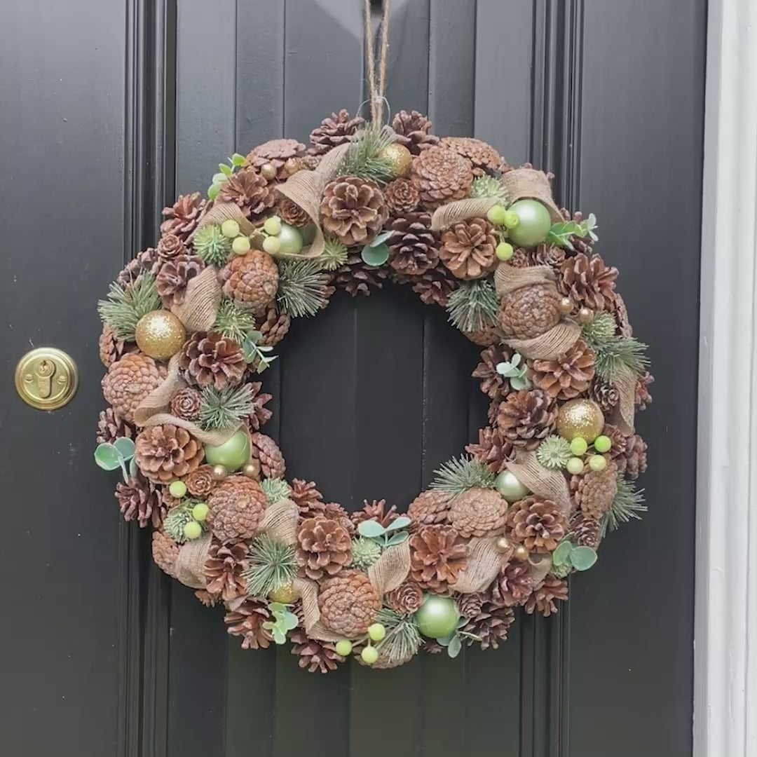 Wreaths - Emerald Jewel Autumn Wreath