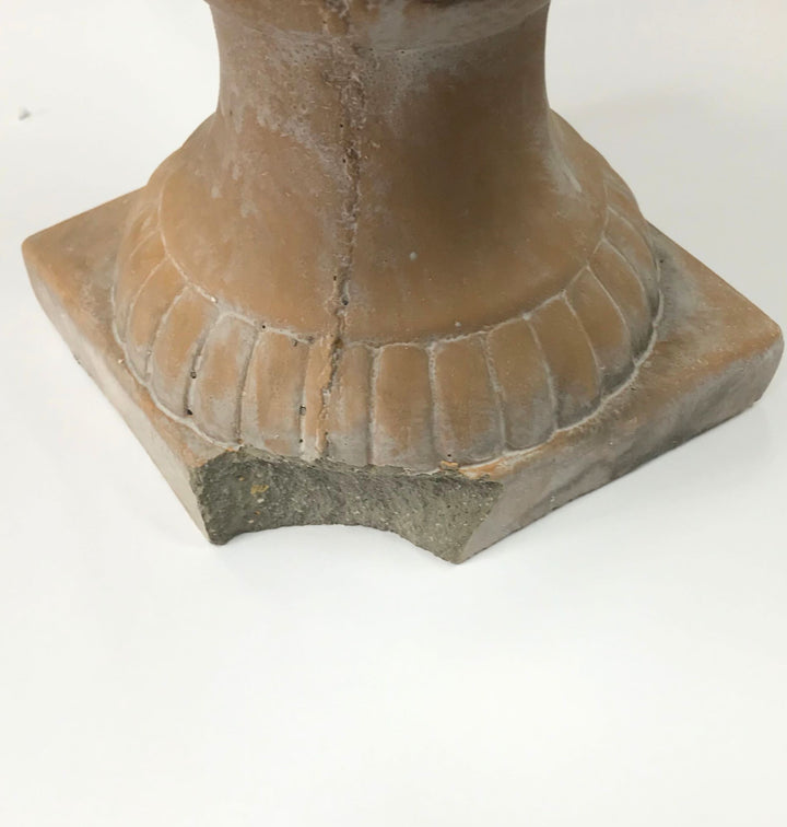 Elegant Cement Worn Pillar Planter