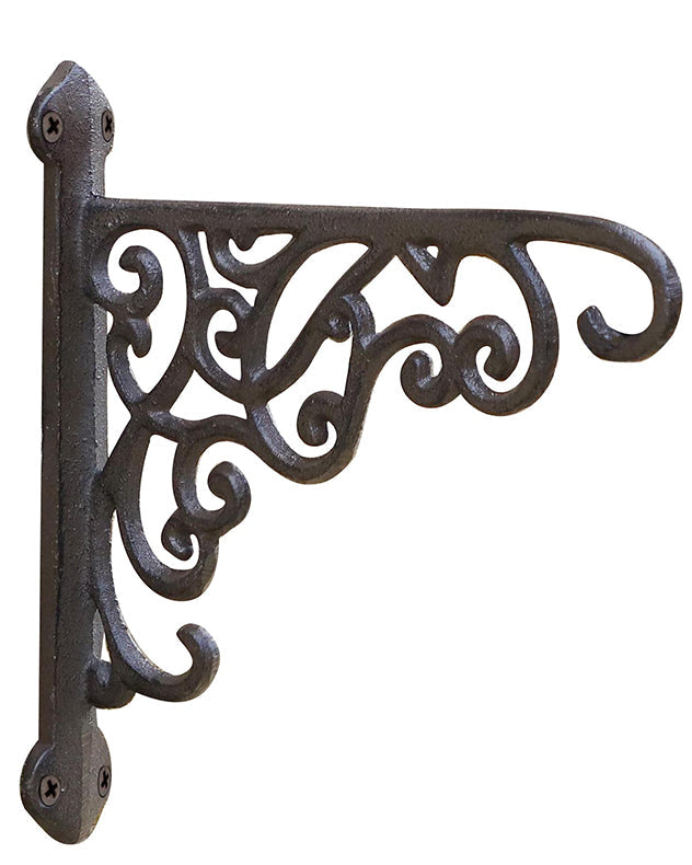 Brackets - Set of Two Scrolled Hanging Basket Bracket