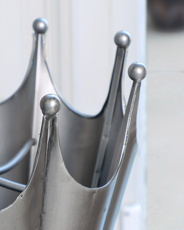 Brushed Silver Umbrella Stand