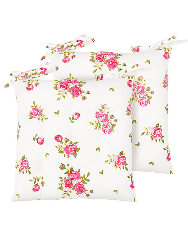 Vintage floral best sale seat pads