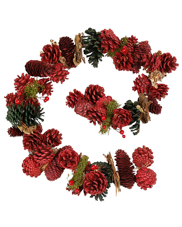 Cinnamon Pine Wreath and Garland Collection