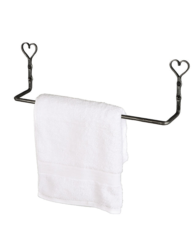Wall Mounted Love Heart Towel Rail