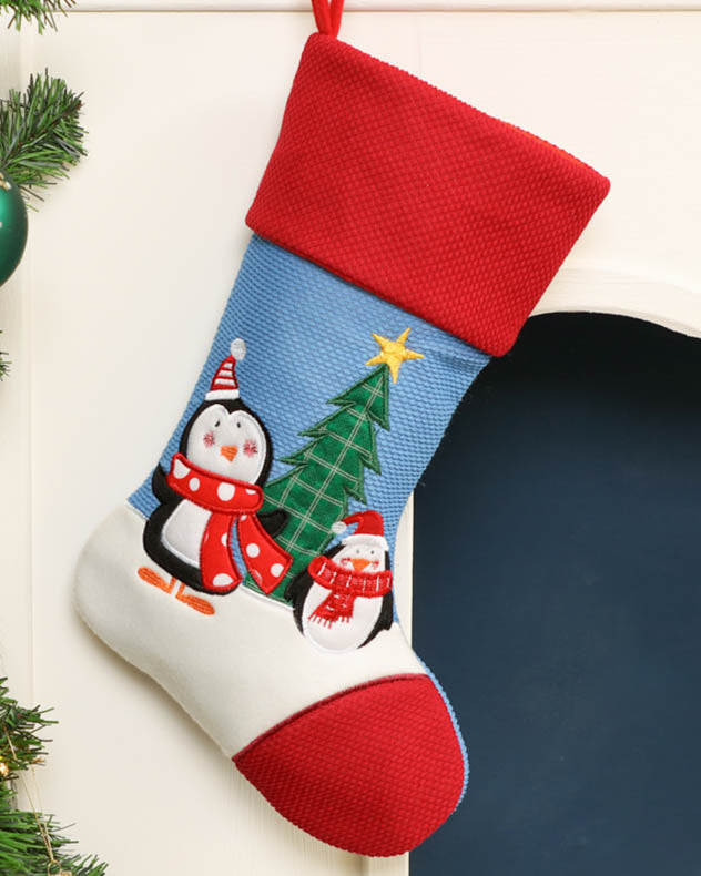 Skip and Rolo Childrens Penguin Christmas Stocking
