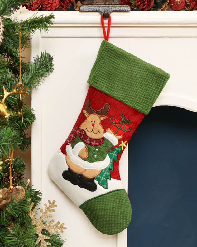 Rudy The Reindeer Children's Christmas Stocking