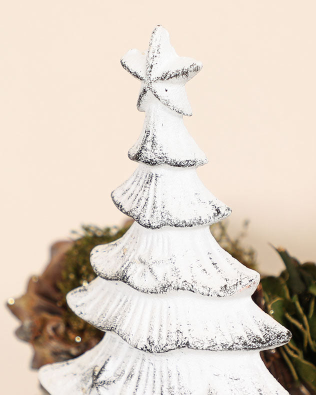 White Christmas Tree Stocking Holder