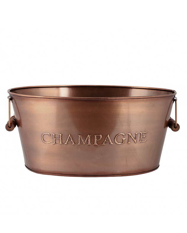 Embossed Copper Champagne Bucket