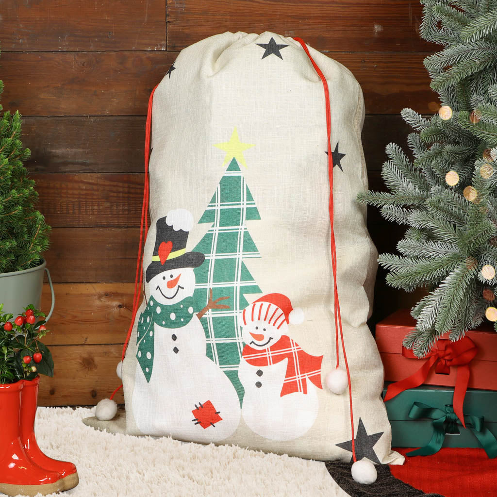 Snowmen Giant Children's Christmas Gift Sack