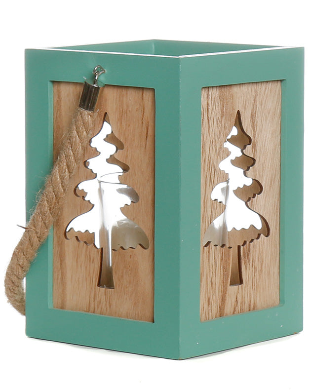 Nordic Christmas Tree Candle Lantern