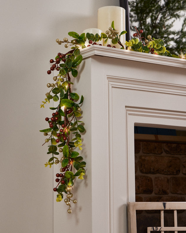 Light up garland deals