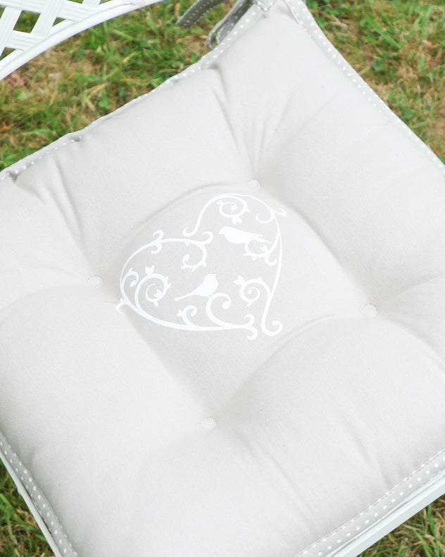 love bird garden seat cushions