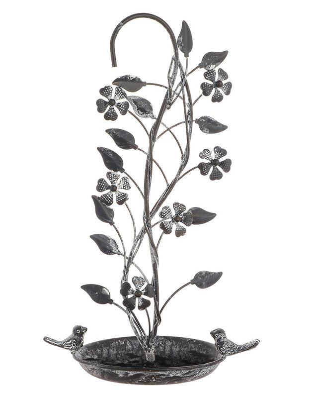 Bird Feeders - Ornate Hanging Bird Feeder Dish