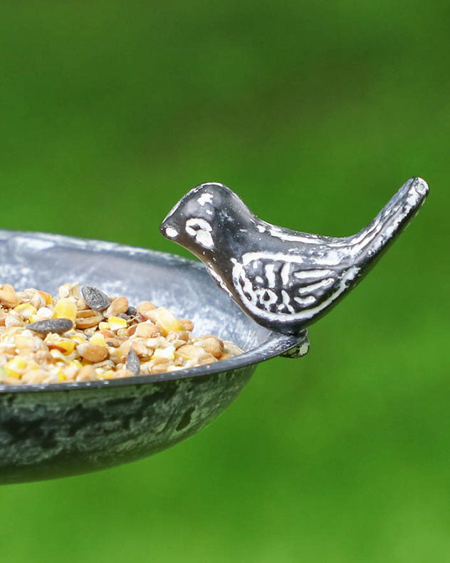 Bird Feeders - Ornate Hanging Bird Feeder Dish