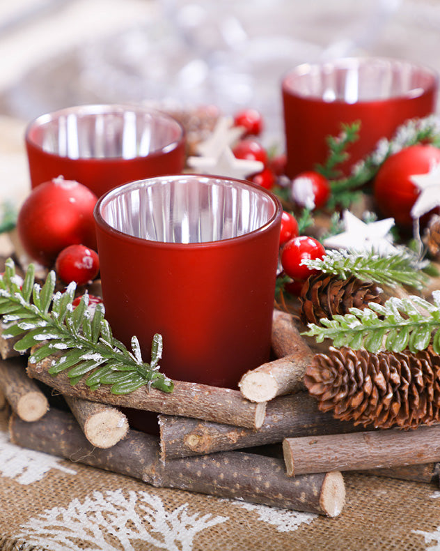 Stars and Baubles Wreath Candle Holder