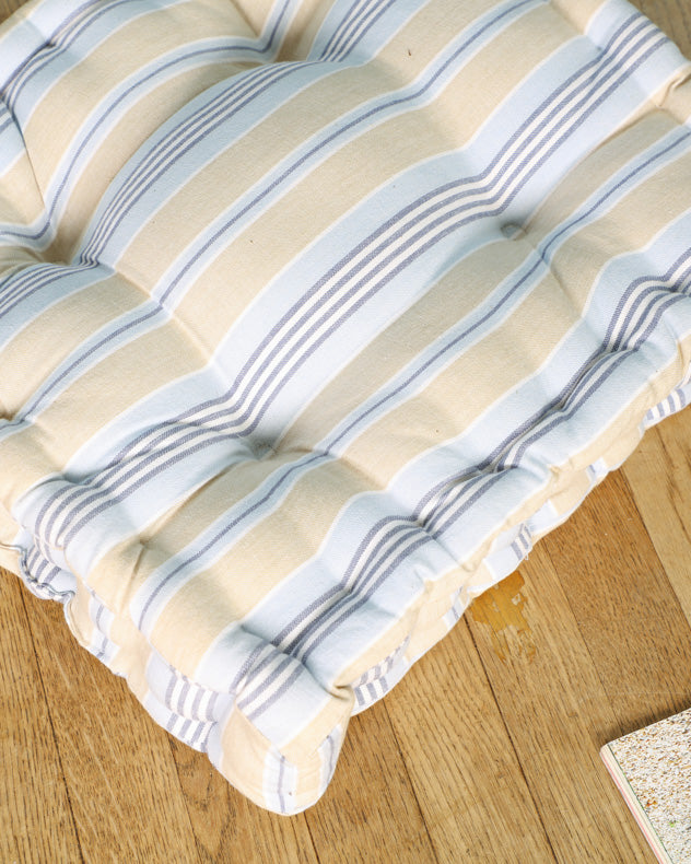 Seat Pads Four Pack - Oxford Stripe Indoor Box Cushion