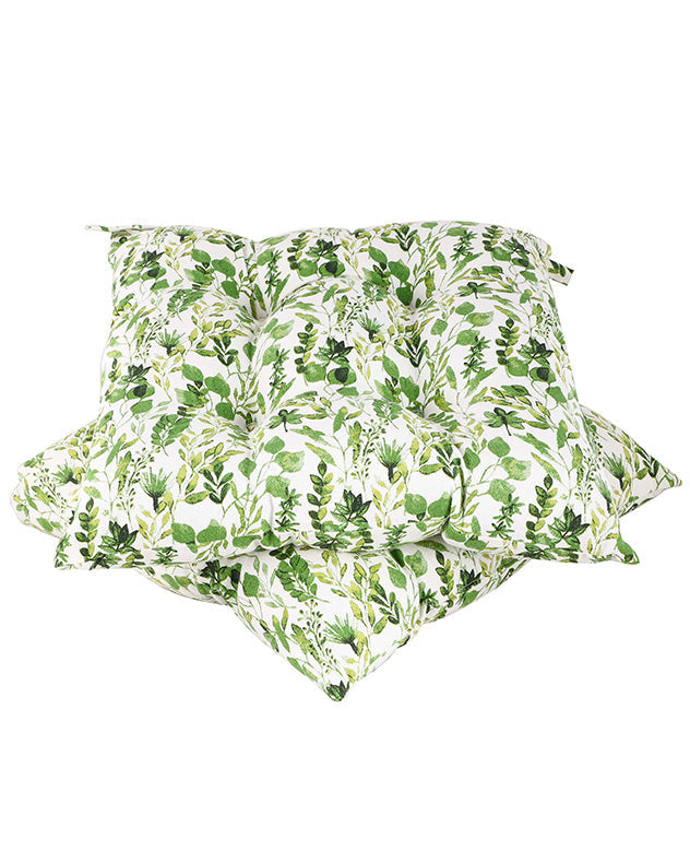 Set of 2 Meadowbrook Organic Cotton Seat Pads with Ties