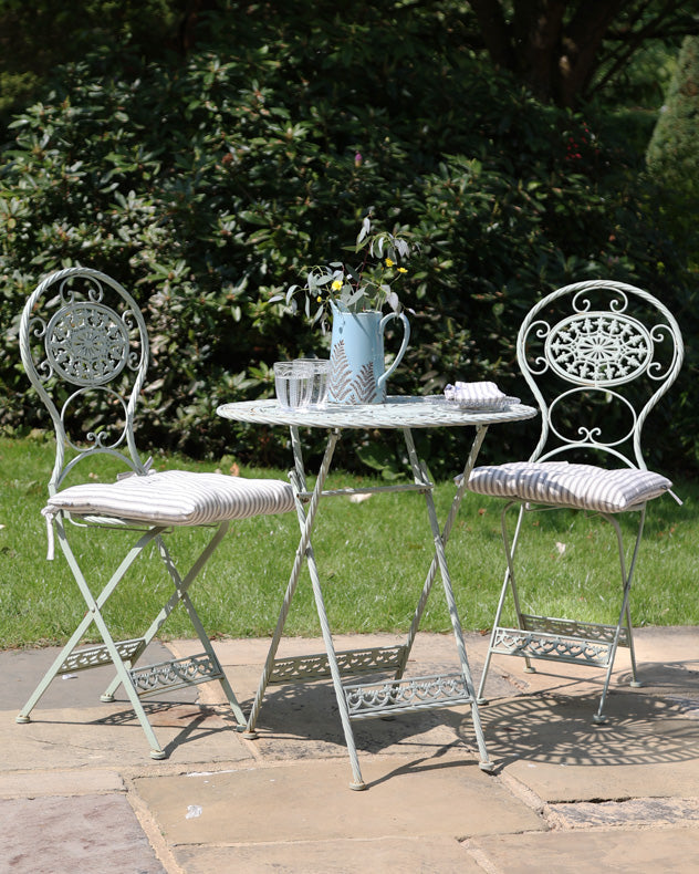 Pistachio Green Garden Bistro Set