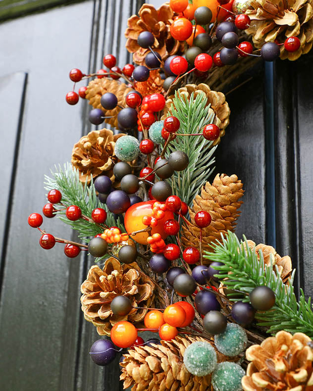 winter berry christmas wreath