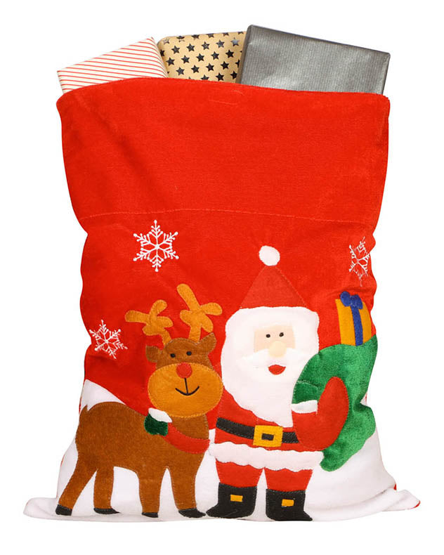 Gift Sack - Festive Friends Red Santa Sack