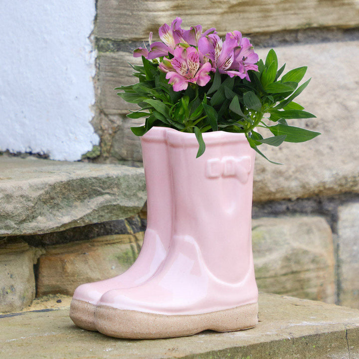 Rainbow Wellington Boot Planter Collection