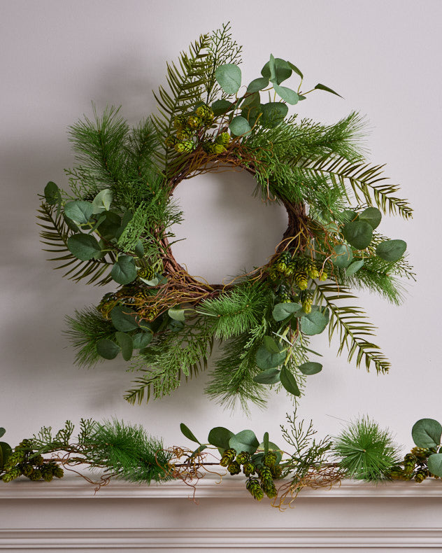 green botanic wreath