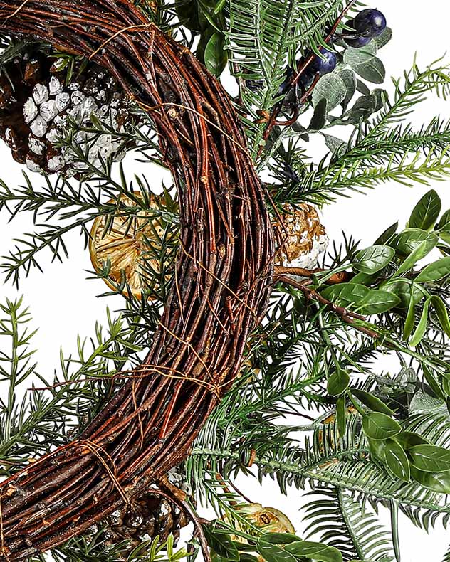 Wreaths - Everlasting Forest Fruits Wreath 53cm