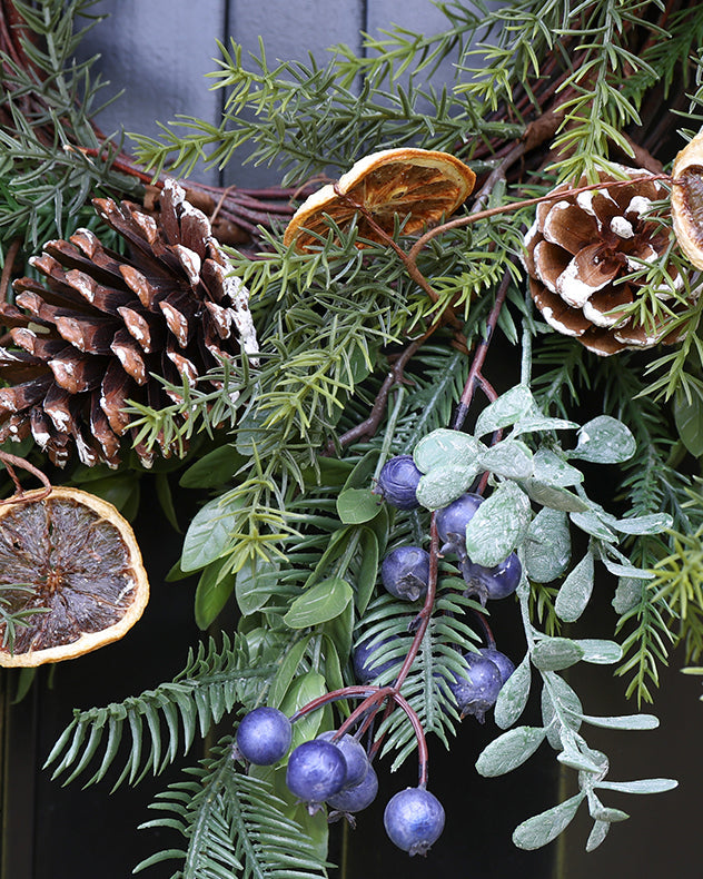 Wreaths - Everlasting Forest Fruits Wreath 53cm