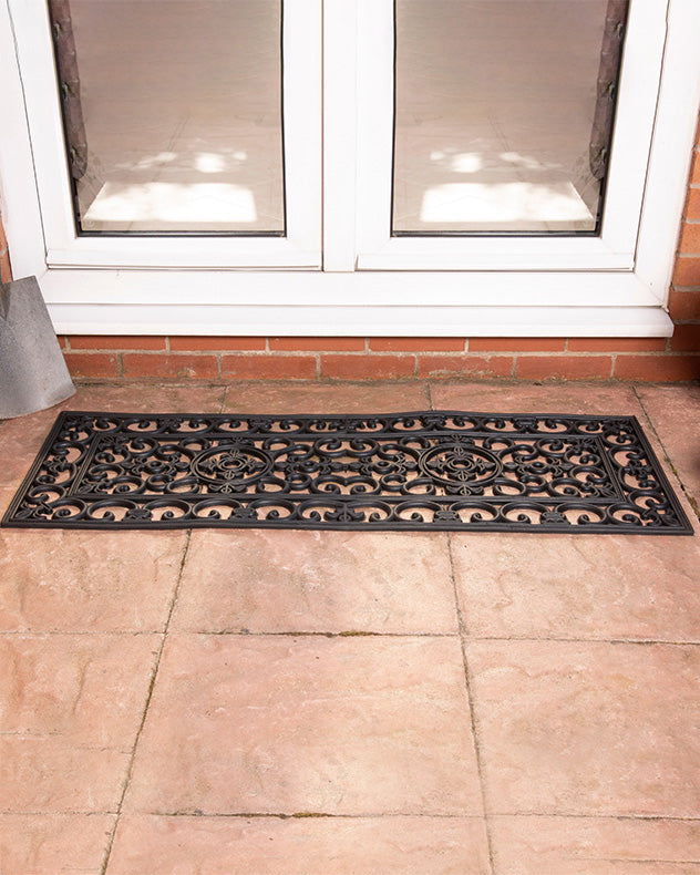 Gothic Style Non-Slip Wide Rubber Doormat