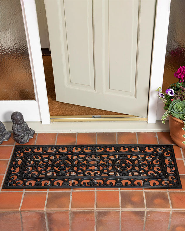 Gothic Style Non-Slip Wide Rubber Doormat