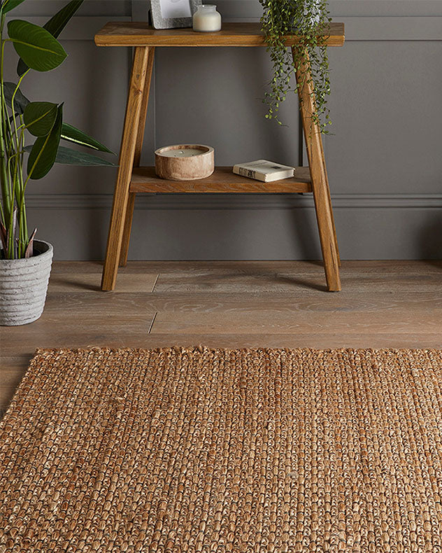 Kettlewell Natural Jute And Cotton Rug