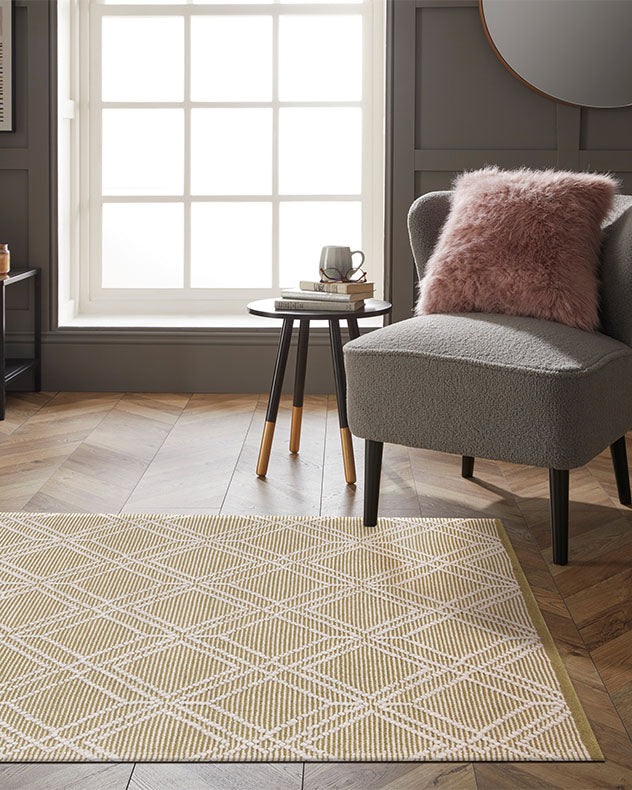 Grassington 120x170cm Geometric Rug – Dibor
