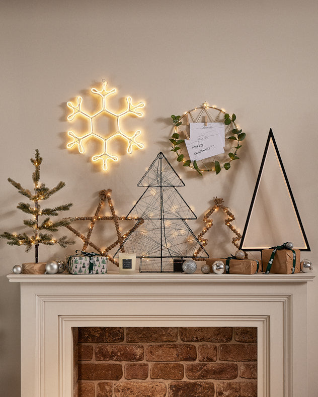 Neon christmas sales star light