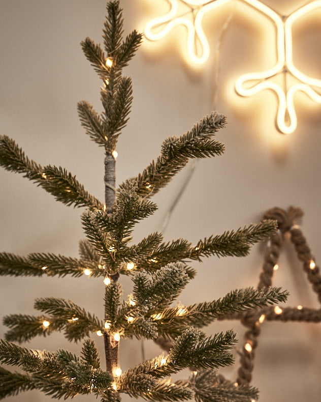 Small shop snowflake lights