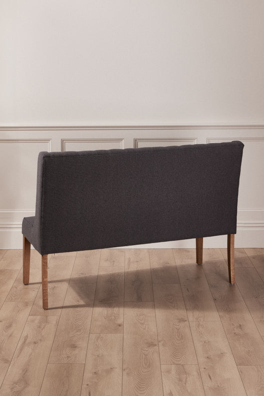 Low back shop dining bench