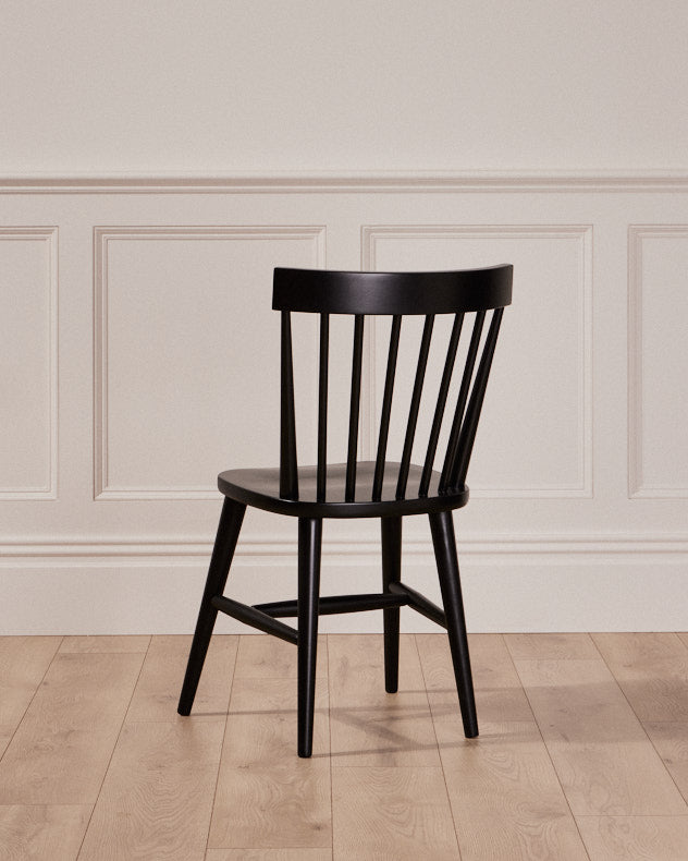 solid oak dining room chair