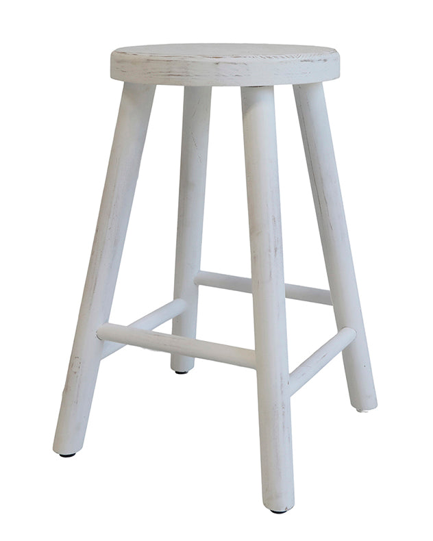white wash dining room stool