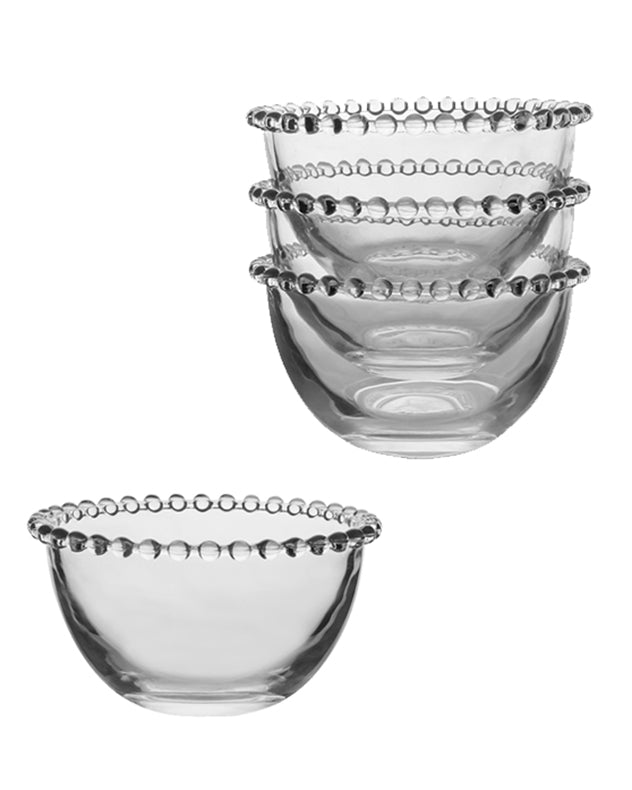 Set of 4 Luxury Bella Perle Dessert Bowls