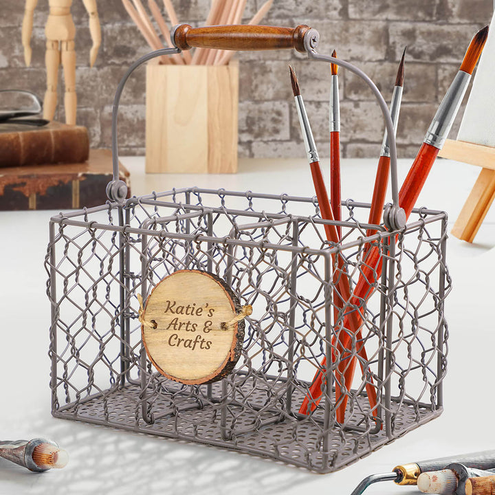 Personalised Arts and Crafts Storage Caddy