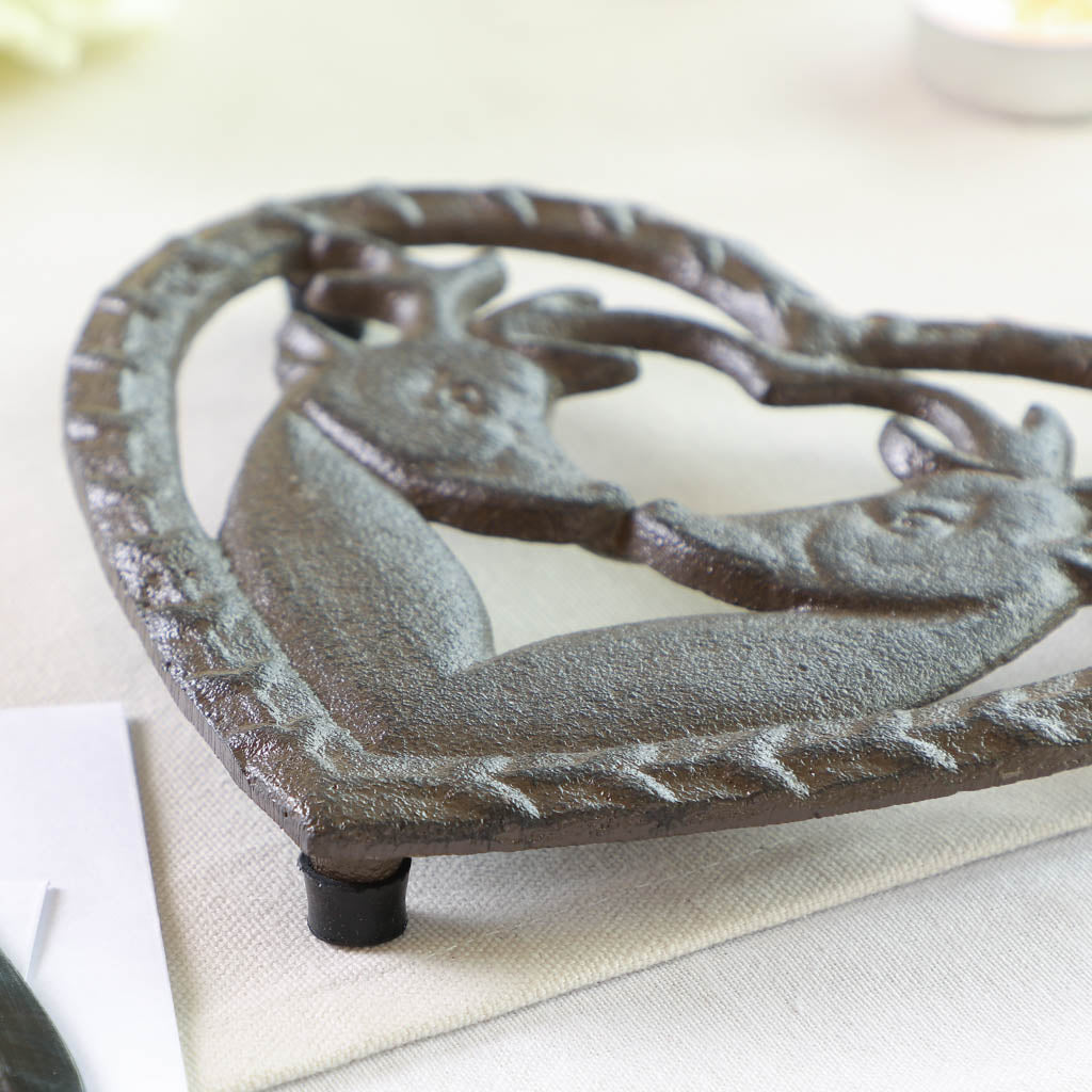 Iron Heart Trivet and Letter Opener Gift Set